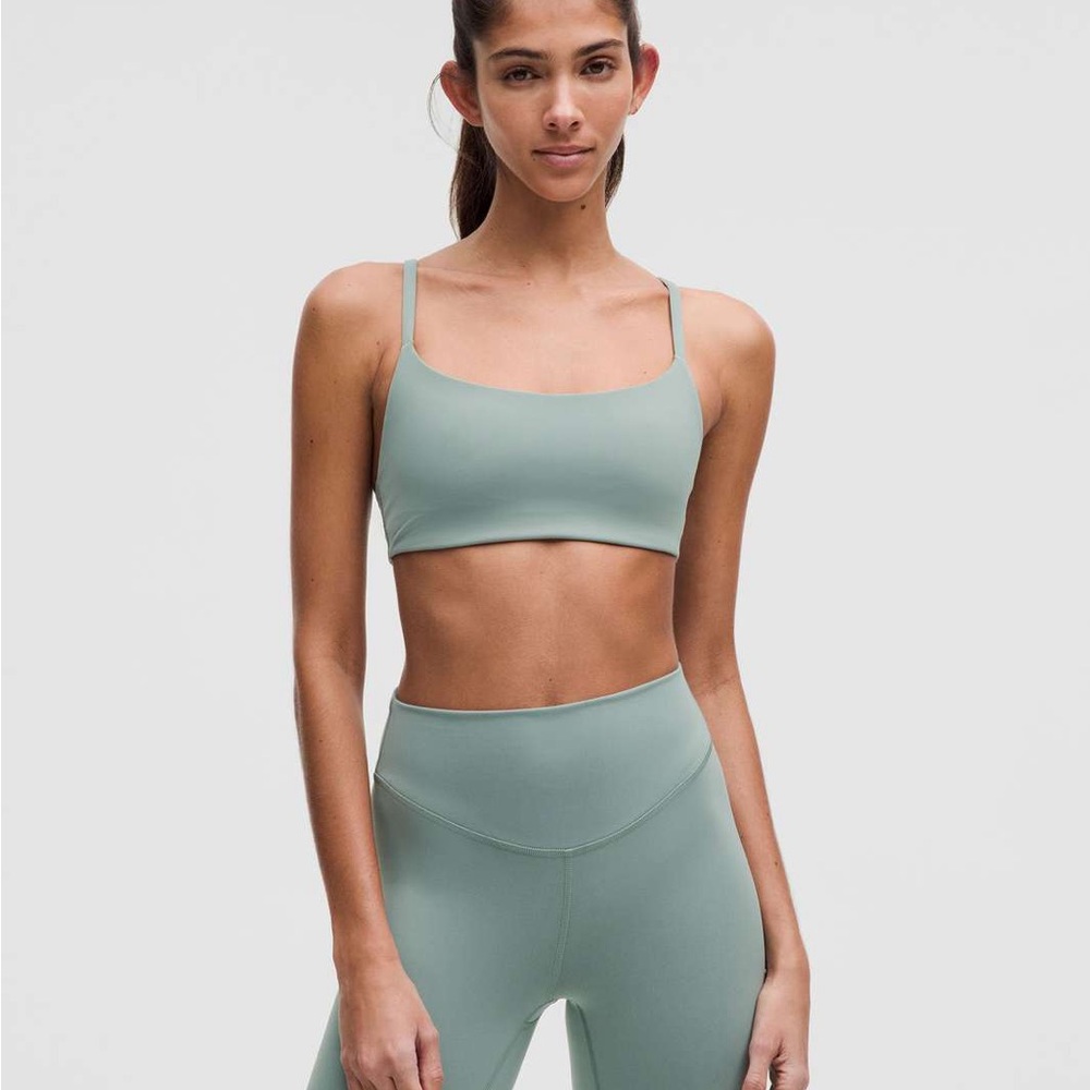 Lululemon Wunder Train Strappy Racer Bra - A/B Cup - Crater Blue - 6